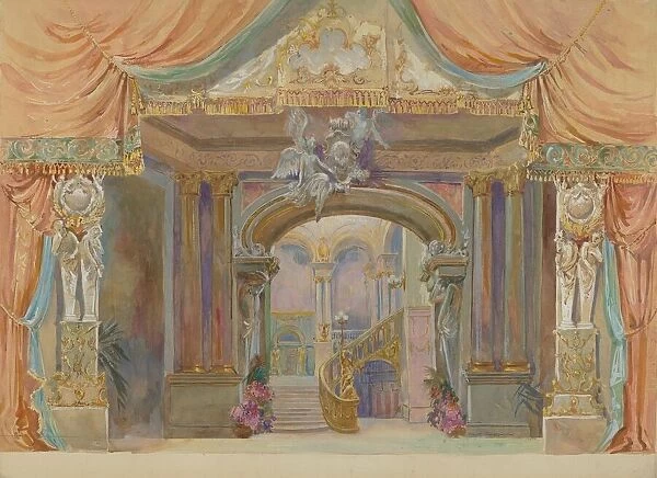 Stage Set, c. 1938. Creator: Gilbert Sackerman