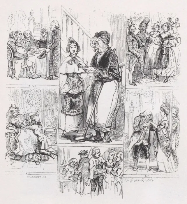 Framed Print : The Five Stages from The Complete Works of Beranger, 1836 Framed Print : The Five Stages from The Complete Works of Beranger, 1836