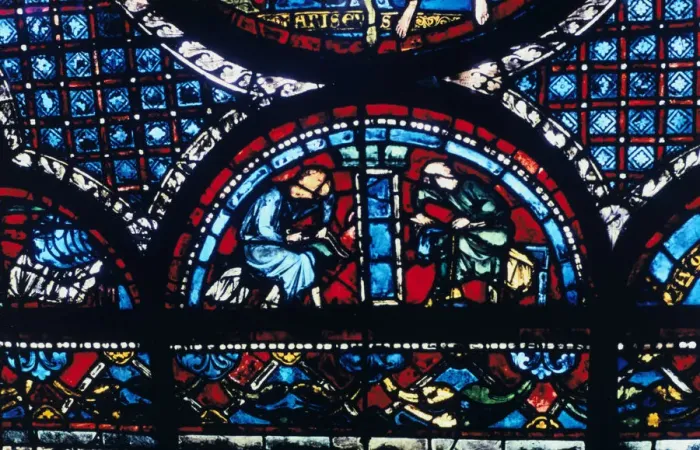 Framed Print : Stained glass, Chartres Cathedral, France, 1194-1260 Framed Print : Stained glass, Chartres Cathedral, France, 1194-1260