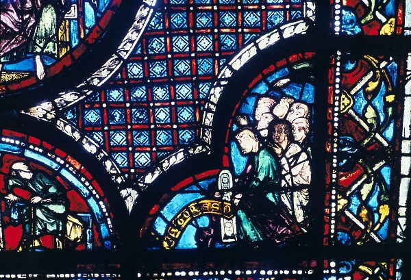Stained glass, Chartres Cathedral, France, 1194-1260