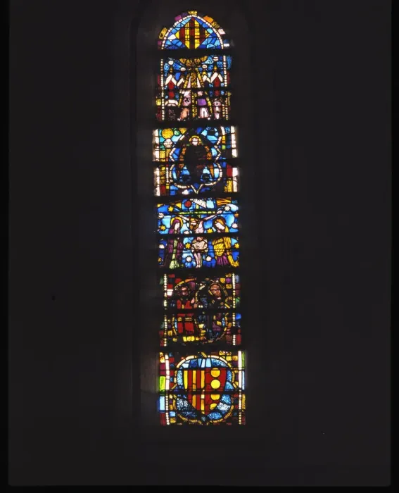 Framed Print : Stained glass window of the Chapter House of the Monastery of Santa Maria de Pedralbes in Barcelona Framed Print : Stained glass window of the Chapter House of the Monastery of Santa Maria de Pedralbes in Barcelona