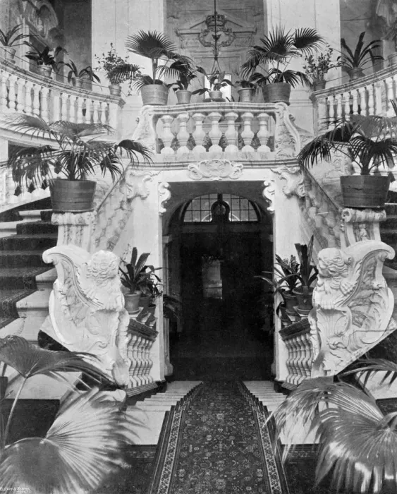 Framed Print : The staircase of Admiralty House, Malta, 1896. Artist: Ellis Framed Print : The staircase of Admiralty House, Malta, 1896. Artist: Ellis