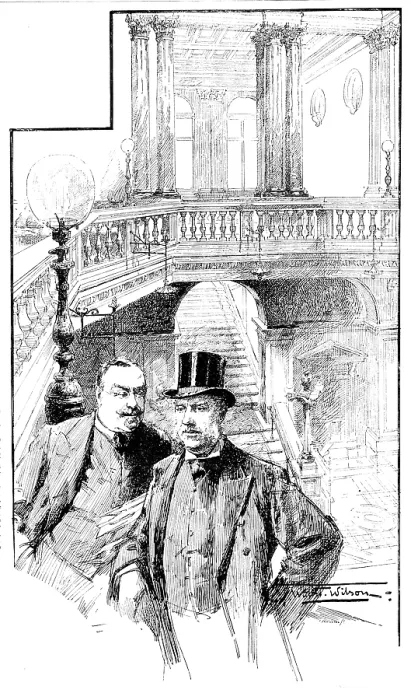 Framed Print : The Staircase, Carlton Club, 1890. Creator: Unknown Framed Print : The Staircase, Carlton Club, 1890. Creator: Unknown