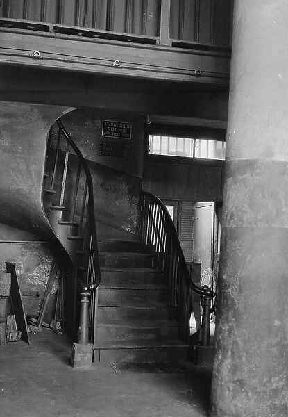 Staircase, New Orleans or Charleston, South Carolina, between 1920 and 1926. Creator: Arnold Genthe