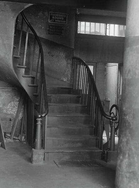 Stairway, New Orleans or Charleston, South Carolina, between 1920 and 1926. Creator: Arnold Genthe