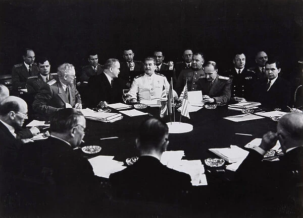 Stalin at the Potsdam Conference, July 1945, 1945