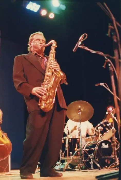 Framed Print : Stan Getz, North Sea Jazz Festival, The Hague, Holland, 1988. Creator: Brian Foskett Framed Print : Stan Getz, North Sea Jazz Festival, The Hague, Holland, 1988. Creator: Brian Foskett