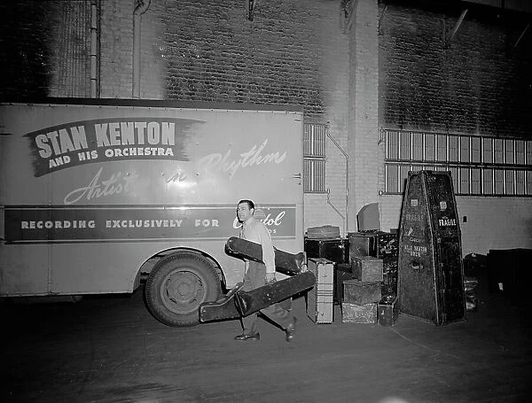Stan Kenton Orchestra, 1947 or 1948. Creator: William Paul Gottlieb