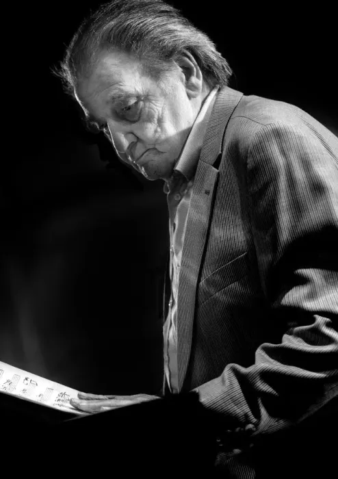 Framed Print : Stan Tracey, 2011. Artist: Alan John Ainsworth Framed Print : Stan Tracey, 2011. Artist: Alan John Ainsworth