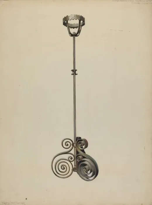 Framed Print : Stand for Incense Burner, c. 1938. Creator: Walter Hochstrasser Framed Print : Stand for Incense Burner, c. 1938. Creator: Walter Hochstrasser