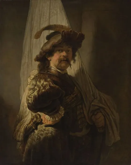 Framed Print : The Standard Bearer, 1636. Creator: Rembrandt Harmensz van Rijn Framed Print : The Standard Bearer, 1636. Creator: Rembrandt Harmensz van Rijn