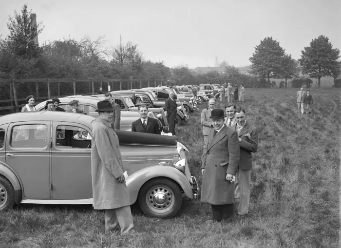 Framed Print : Standard Car Owners Club Gymkhana, 8 May 1938. Artist: Bill Brunell Framed Print : Standard Car Owners Club Gymkhana, 8 May 1938. Artist: Bill Brunell