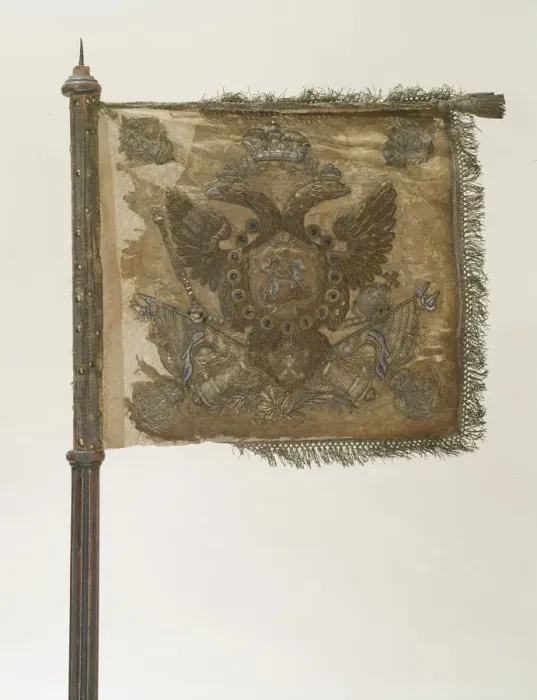 Framed Print : Standard of the Cavalry at the Time of Elisabeth I. Artist: Flags, Banners and Standards Framed Print : Standard of the Cavalry at the Time of Elisabeth I. Artist: Flags, Banners and Standards