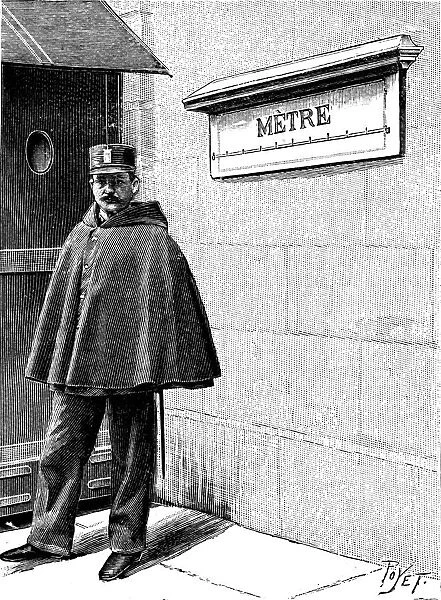 Standard Metre in the Petit Luxembourg, Paris, 1904