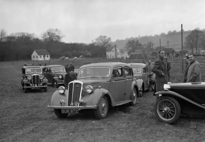 Framed Print : Standard Twelve and Standard Ten saloon, Standard Car Owners Club Southern Counties Trial, 1938 Framed Print : Standard Twelve and Standard Ten saloon, Standard Car Owners Club Southern Counties Trial, 1938