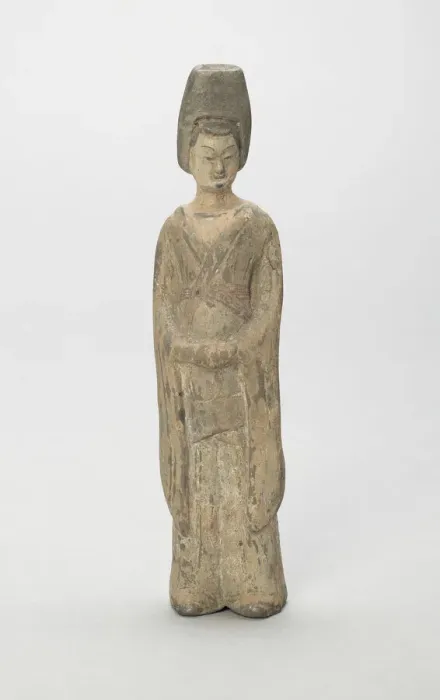 Framed Print : Standing Attendant, Style of Nothern Wei, early 6th century. Creator: Unknown Framed Print : Standing Attendant, Style of Nothern Wei, early 6th century. Creator: Unknown