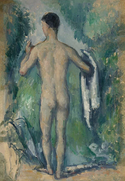 Standing Bather, Seen from the Back, 1879  /  82. Creator: Paul Cezanne