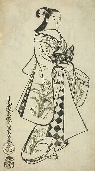 Standing Beauty, c. 1714. Creator: Kaigetsudo Anchi