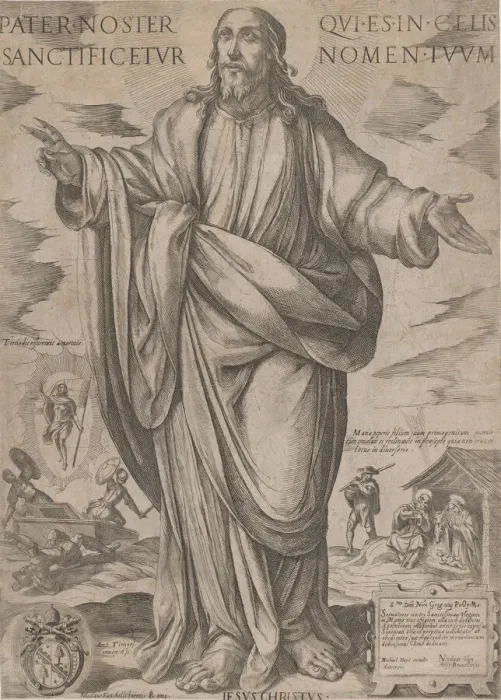 Framed Print : Standing Christ, Blessing from Christ, Mary, and the Apostles, ca. 1590-ca. 1610 Framed Print : Standing Christ, Blessing from Christ, Mary, and the Apostles, ca. 1590-ca. 1610