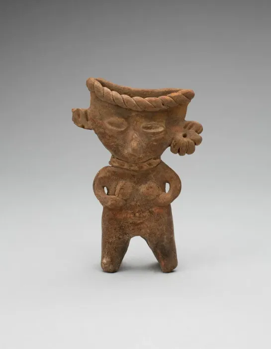 Framed Print : Standing Female Figure, 300 B. C. / A. D. 250. Creator: Unknown Framed Print : Standing Female Figure, 300 B. C. / A. D. 250. Creator: Unknown