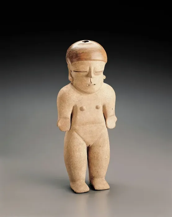 Framed Print : Standing female figure, 300 BCE-500 CE. Creator: Unknown Framed Print : Standing female figure, 300 BCE-500 CE. Creator: Unknown