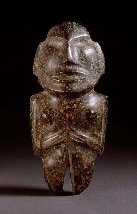 Framed Print : Standing Female Figure, 500 B.C.-A.D. 1000. Creator: Unknown Framed Print : Standing Female Figure, 500 B.C.-A.D. 1000. Creator: Unknown