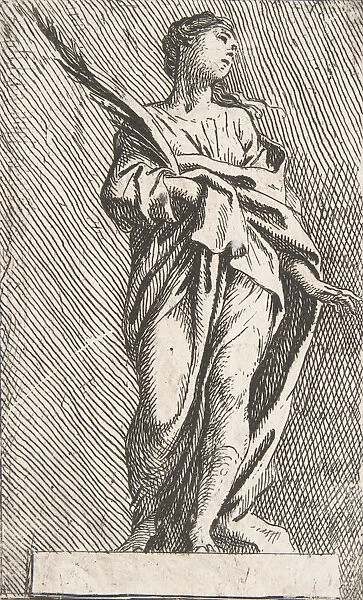 Standing Female Figure, ca. 1739-40. ca. 1739-40. Creator: Pierre Ignace Parrocel