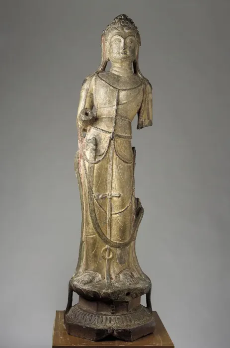 Framed Print : Standing figure of Bodhisattva, Tang dynasty, 8th-9th century. Creator: Unknown Framed Print : Standing figure of Bodhisattva, Tang dynasty, 8th-9th century. Creator: Unknown
