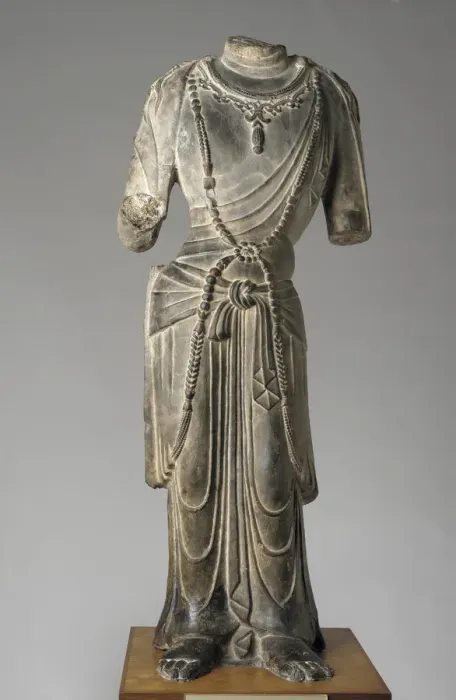 Framed Print : Standing figure (torso) of a bodhisattva (pusa), Tang dynasty, early 8th century Framed Print : Standing figure (torso) of a bodhisattva (pusa), Tang dynasty, early 8th century