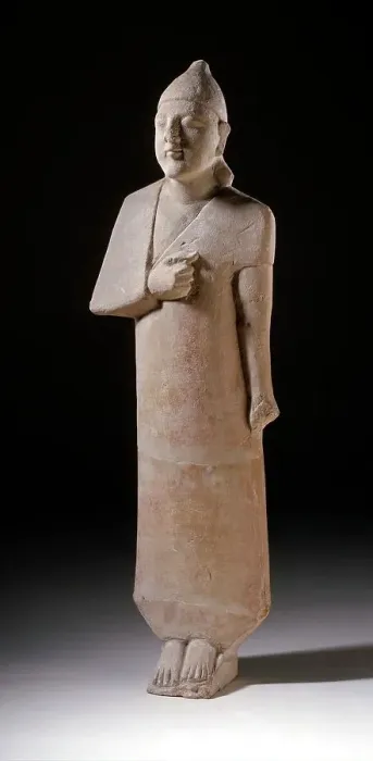 Framed Print : Standing Male Figure, between c.700 and c.600 B.C.. Creator: Unknown Framed Print : Standing Male Figure, between c.700 and c.600 B.C.. Creator: Unknown