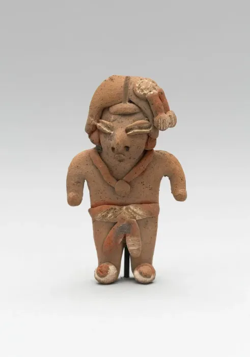 Framed Print : Standing Male Figurine Wearing a Necklace and Breechcloth, 500 / 300 B. C. Creator: Unknown Framed Print : Standing Male Figurine Wearing a Necklace and Breechcloth, 500 / 300 B. C. Creator: Unknown