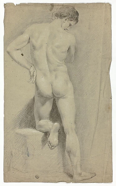 Standing Nude from the Back, n.d. Creator: John Downman