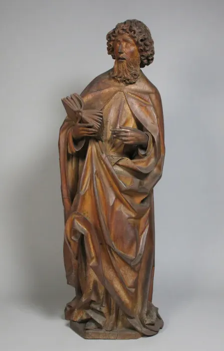Framed Print : Standing Saint or Apostle, German, ca. 1500. Creator: Unknown Framed Print : Standing Saint or Apostle, German, ca. 1500. Creator: Unknown