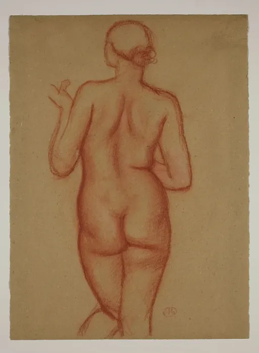 Framed Print : Standing Woman, between 1861 and 1944. Creator: Aristide Maillol Framed Print : Standing Woman, between 1861 and 1944. Creator: Aristide Maillol