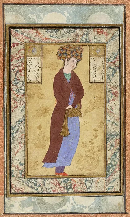 Framed Print : A Standing Youth in a Brown Coat, between c1610 and c1620. Creator: Unknown Framed Print : A Standing Youth in a Brown Coat, between c1610 and c1620. Creator: Unknown