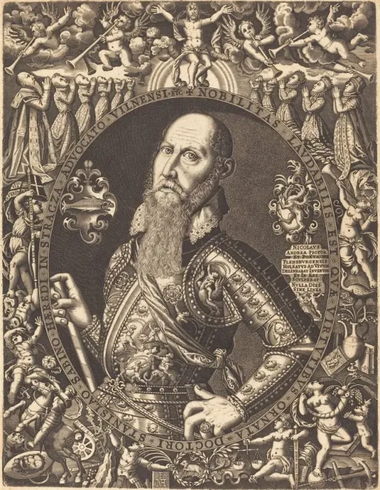 Framed Print : Stanislaus Sabinus von Stracza, 1590. Creator: Nicolaus Andrea Framed Print : Stanislaus Sabinus von Stracza, 1590. Creator: Nicolaus Andrea