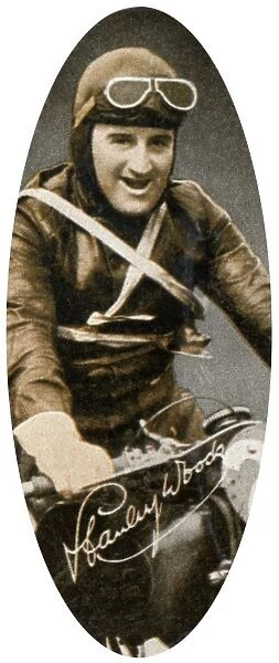 Stanley Woods (1903-1993), Irish motor cycle racer, 1935