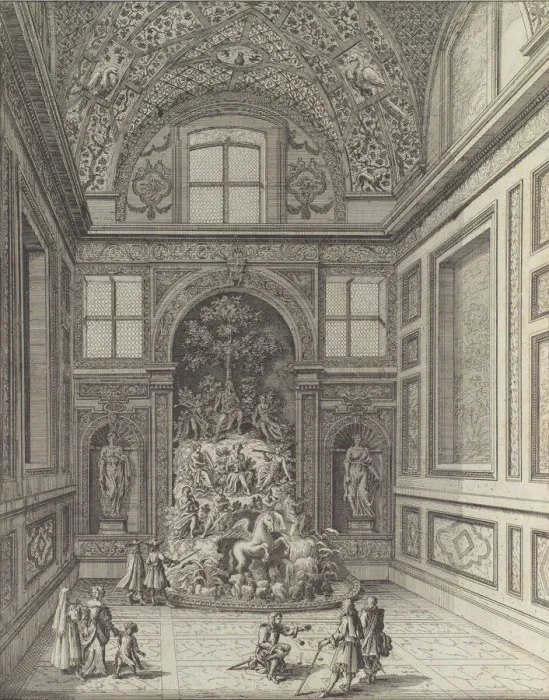 Framed Print : Stanza de Venti nel Teatro di Belvedere di Frascati... 1691 or after Framed Print : Stanza de Venti nel Teatro di Belvedere di Frascati... 1691 or after