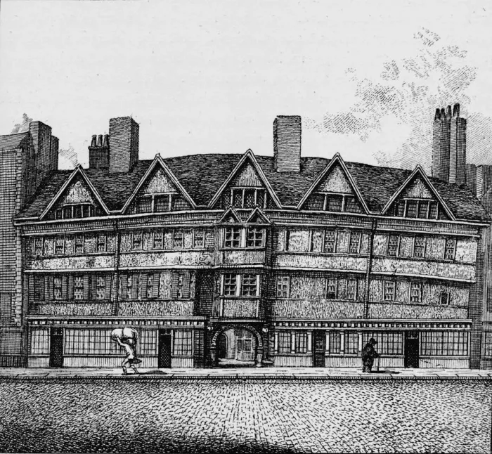 Framed Print : Staple Inn, High Holborn, London, c1890 (1904) Framed Print : Staple Inn, High Holborn, London, c1890 (1904)