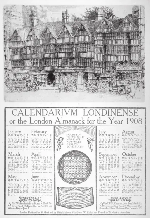 Framed Print : Staple Inn, London, 1907. Artist: William Monk Framed Print : Staple Inn, London, 1907. Artist: William Monk