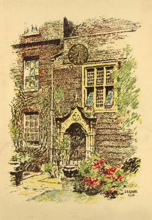 Framed Print : Staple Inn, London, 1924. Creator: L A Hayes Framed Print : Staple Inn, London, 1924. Creator: L A Hayes