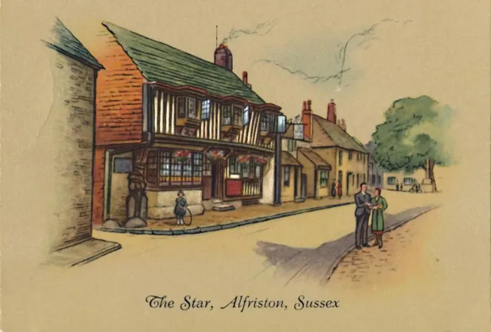 Framed Print : The Star, Alfriston, Sussex, 1939 Framed Print : The Star, Alfriston, Sussex, 1939