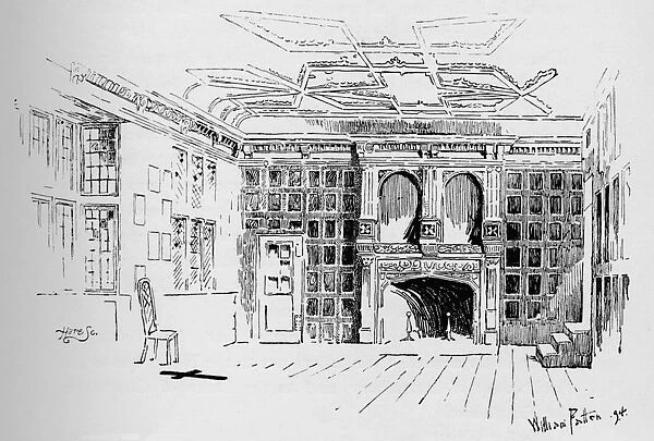 The Star Chamber. Demolished in 1834, c1897. Artist: William Patten