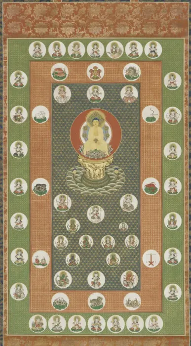 Framed Print : Star Mandala, Edo period, 1615-1868. Creator: Unknown Framed Print : Star Mandala, Edo period, 1615-1868. Creator: Unknown