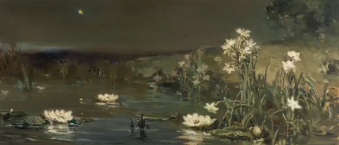 Framed Print : Star in the Night. Artist: Kotarbinsky, Vasilii (Wilhelm) Alexandrovich (1849-1921) Framed Print : Star in the Night. Artist: Kotarbinsky, Vasilii (Wilhelm) Alexandrovich (1849-1921)