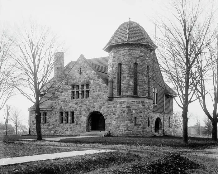 Framed Print : Starkweather Hall, Students Christian Association, Michigan State Normal... c1900-1910. Creator: Unknown Framed Print : Starkweather Hall, Students Christian Association, Michigan State Normal... c1900-1910. Creator: Unknown
