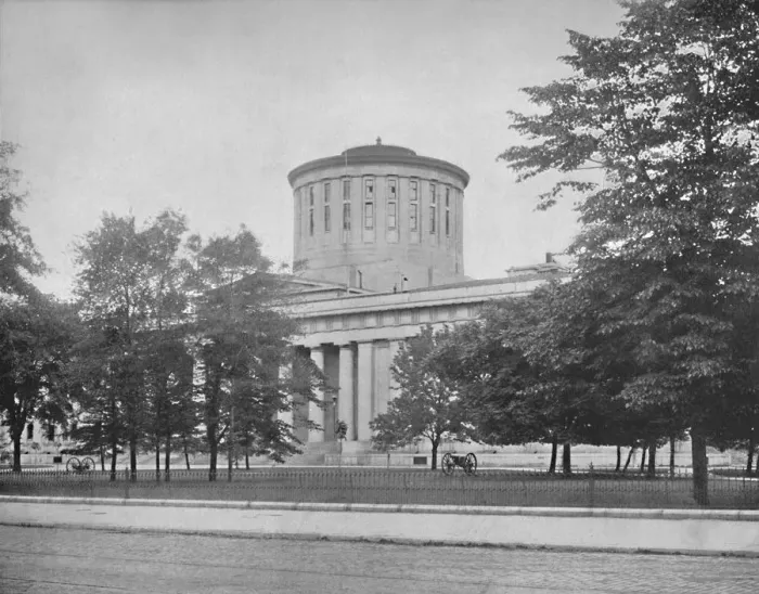 Framed Print : State Capitol, Columbus, Ohio, c1897. Creator: Unknown Framed Print : State Capitol, Columbus, Ohio, c1897. Creator: Unknown