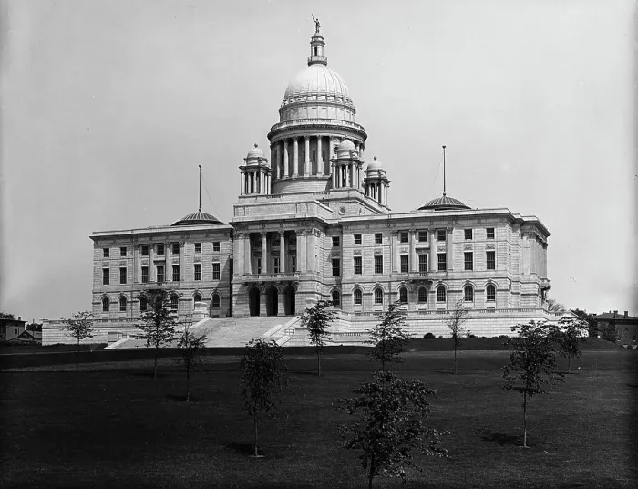 Framed Print : State Capitol, Providence, R.I. c1906. Creator: Unknown Framed Print : State Capitol, Providence, R.I. c1906. Creator: Unknown