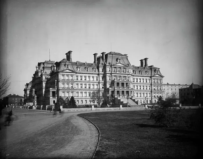 Framed Print : State Department, (State, War & Navy Building), Washington, D.C. between 1900 and 1920. Creator: Unknown. State Department, (State, War & Navy Building), Washington, D.C. between 1900 and 1920. Creator: Unknown Framed Print : State Department, (State, War & Navy Building), Washington, D.C. between 1900 and 1920. Creator: Unknown. State Department, (State, War & Navy Building), Washington, D.C. between 1900 and 1920. Creator: Unknown