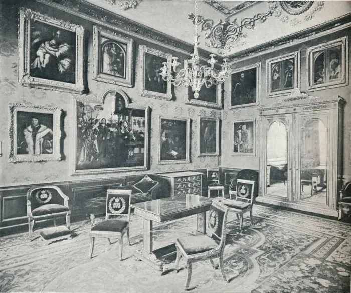 Framed Print : The State Dressing Room at Windsor Castle, c1899, (1901). Artist: HN King Framed Print : The State Dressing Room at Windsor Castle, c1899, (1901). Artist: HN King